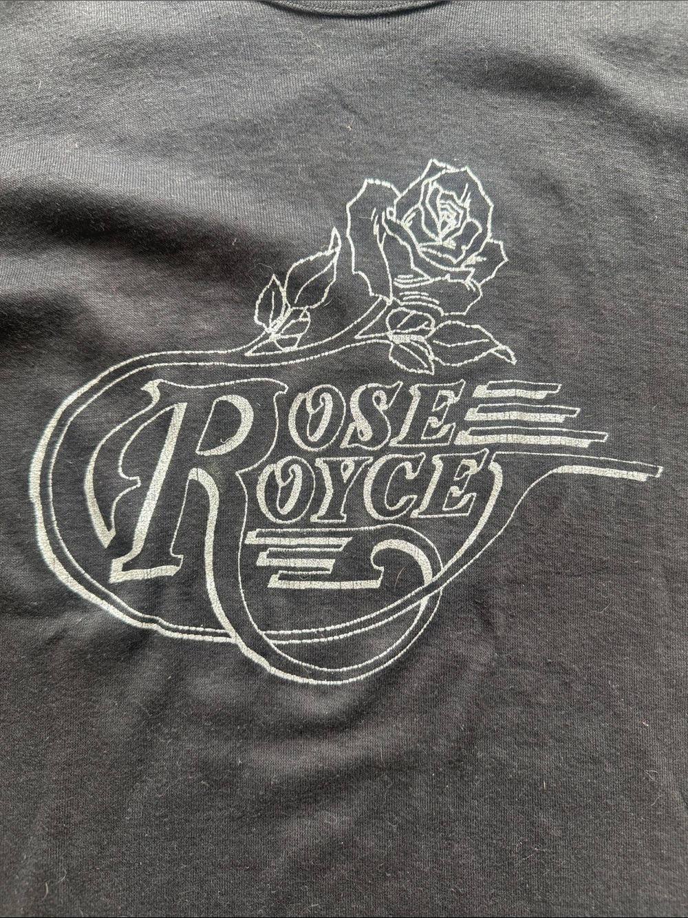 Vintage Rose Royce 1970 R&B concert shirt. “Working at the Car Wash”